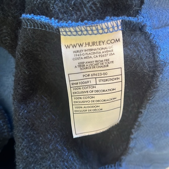 EXCELLENT CONDITION WOMEN’S SIZE LARGE HURLEY WINCHESTER JACKET IN NAVY BLUE - Picture 10 of 10